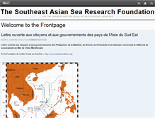 Tablet Screenshot of fr.seasfoundation.org